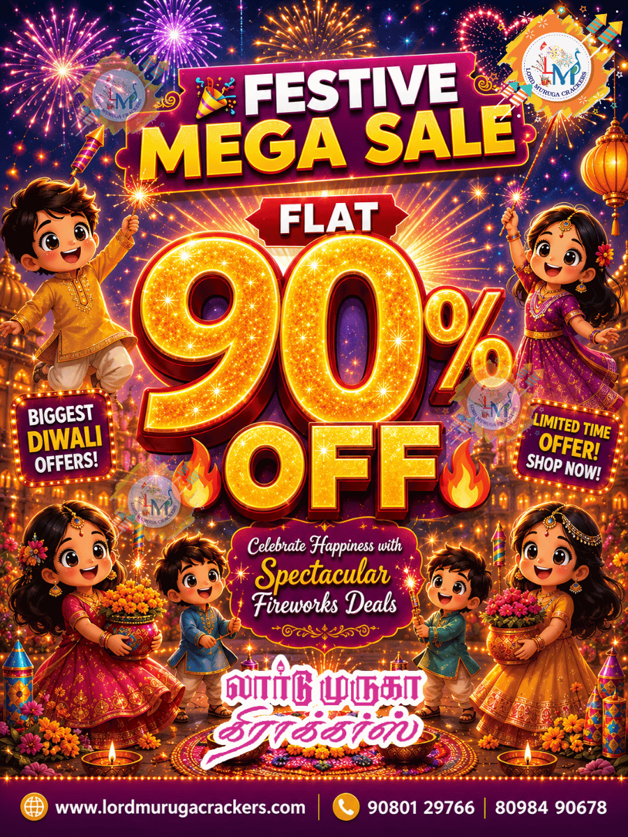 Lord Muruga Crackers – Premium Fireworks Shop in Sivakasi